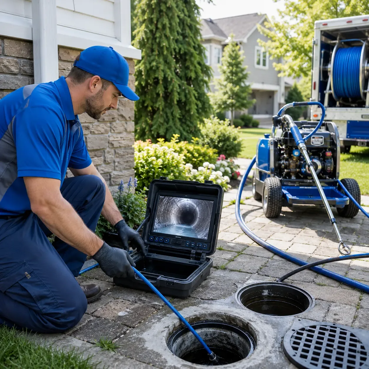 Outdoor drain cleaning professionals serving Pounding Mill, VA